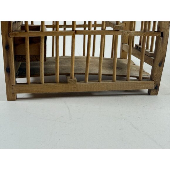 Hartz Mountain Bird Foods Wood Crate Cage 1930s Vintage Advertising Promo - Picture 3 of 16